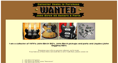 Desktop Screenshot of johnbirchsg.com